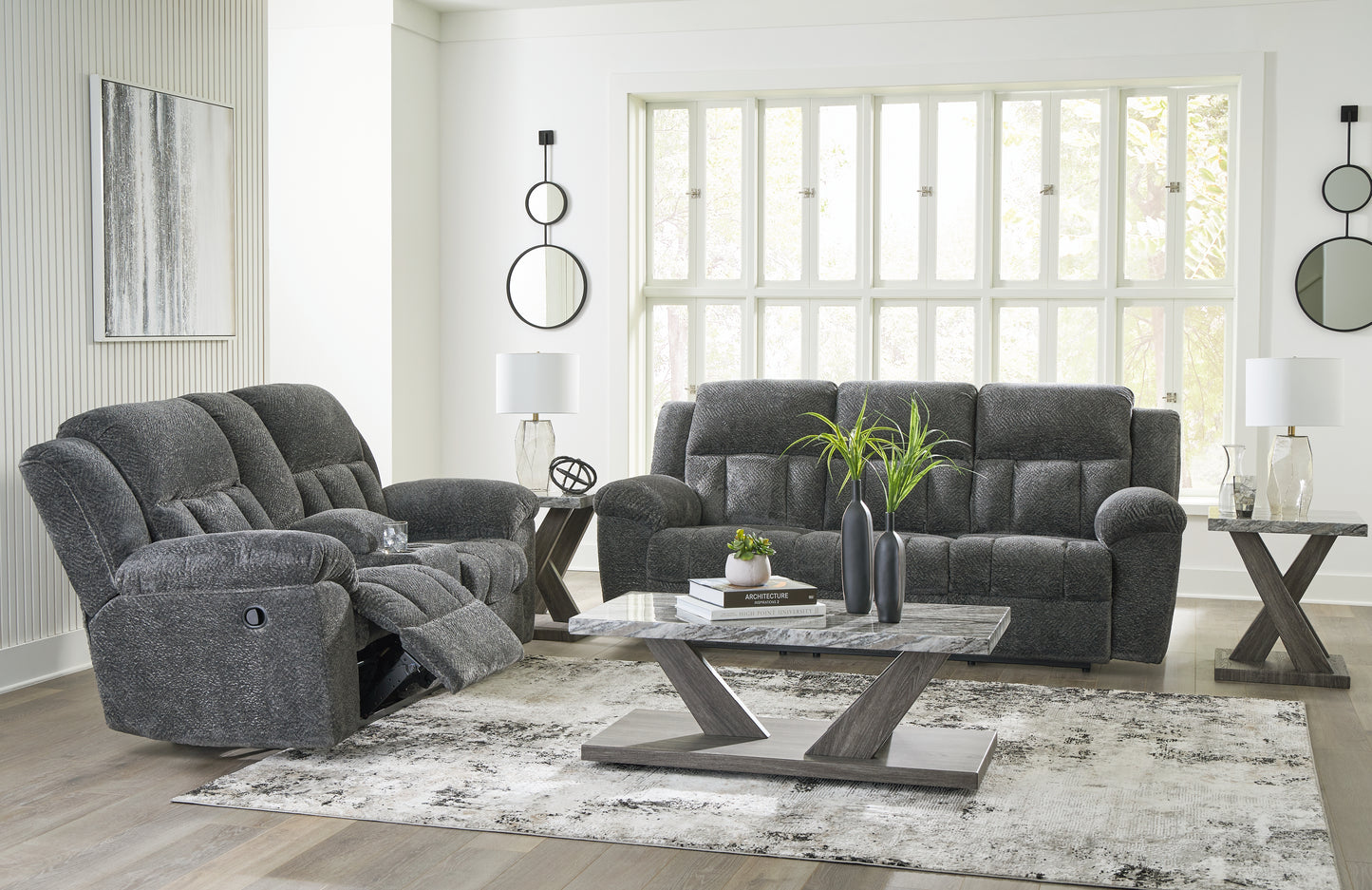 Frohn Reclining Sofa and Loveseat