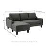 Jarreau Sofa Chaise Sleeper