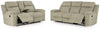 Evereast Reclining Sofa and Loveseat