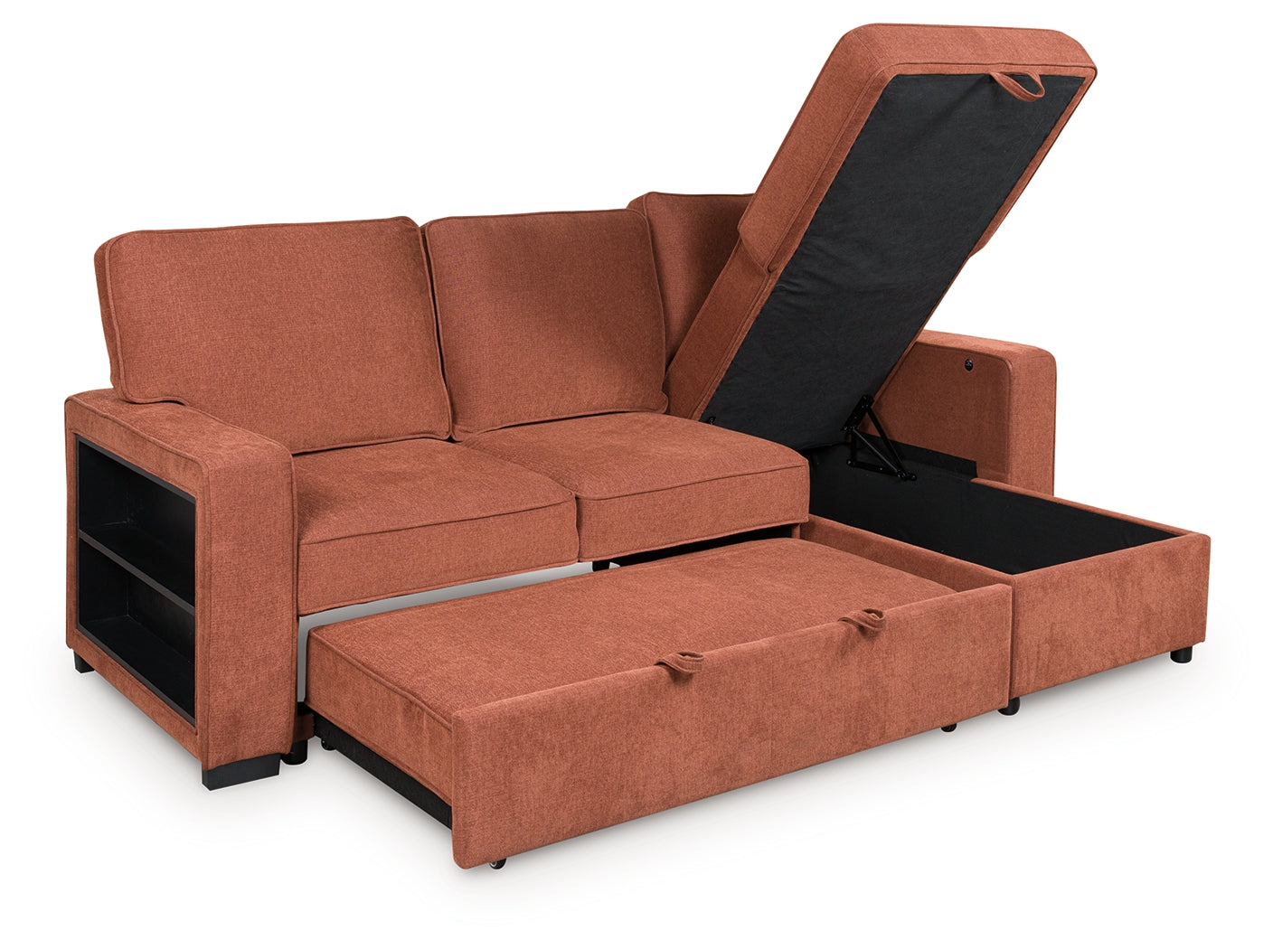 Stemmons 2-Piece Sectional with Pop Up Sleeper and Chaise