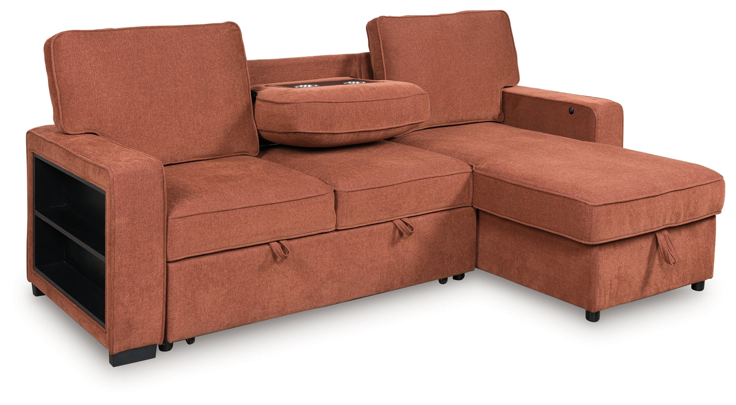Stemmons 2-Piece Sectional with Pop Up Sleeper and Chaise