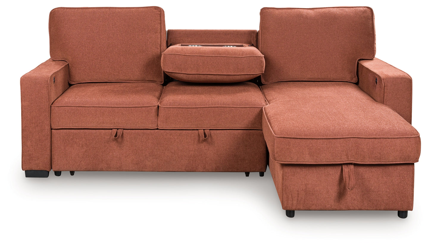 Stemmons 2-Piece Sectional with Pop Up Sleeper and Chaise