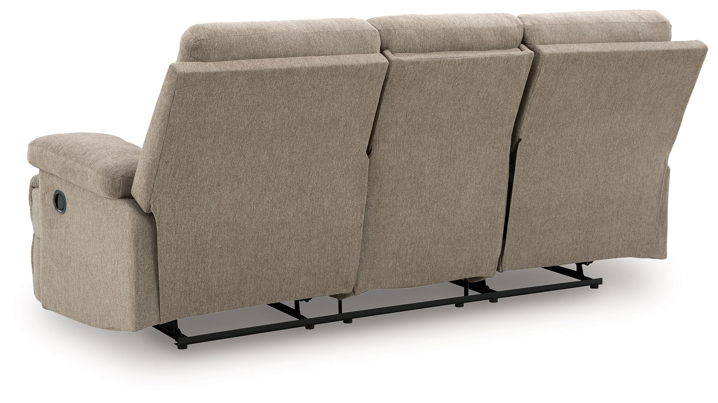 Tarrant Reclining Sofa with Drop Down Table