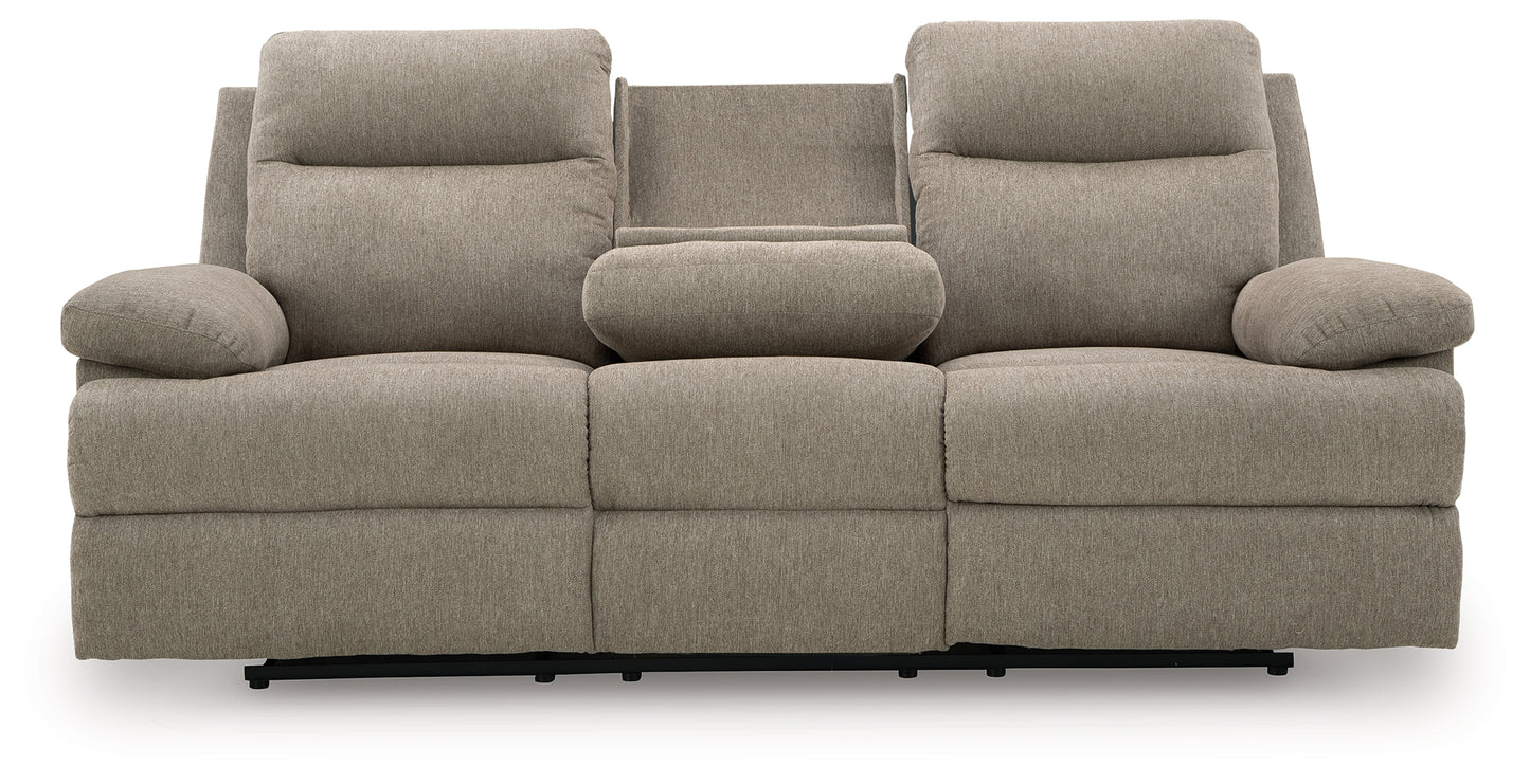 Tarrant Reclining Sofa with Drop Down Table