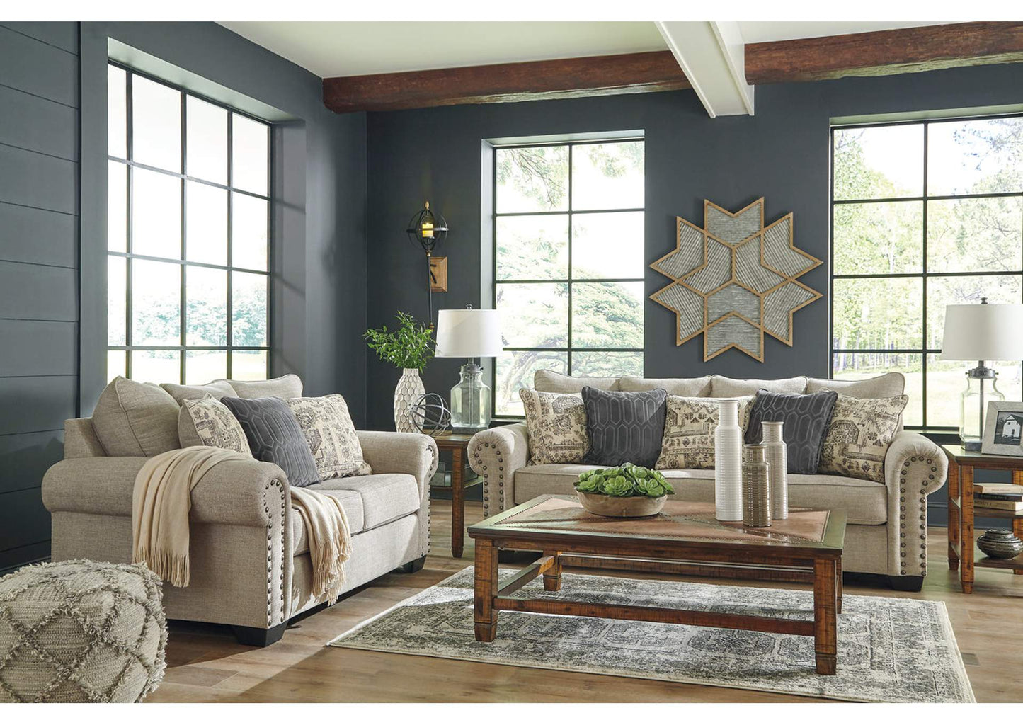 Zarina Sofa and Loveseat
