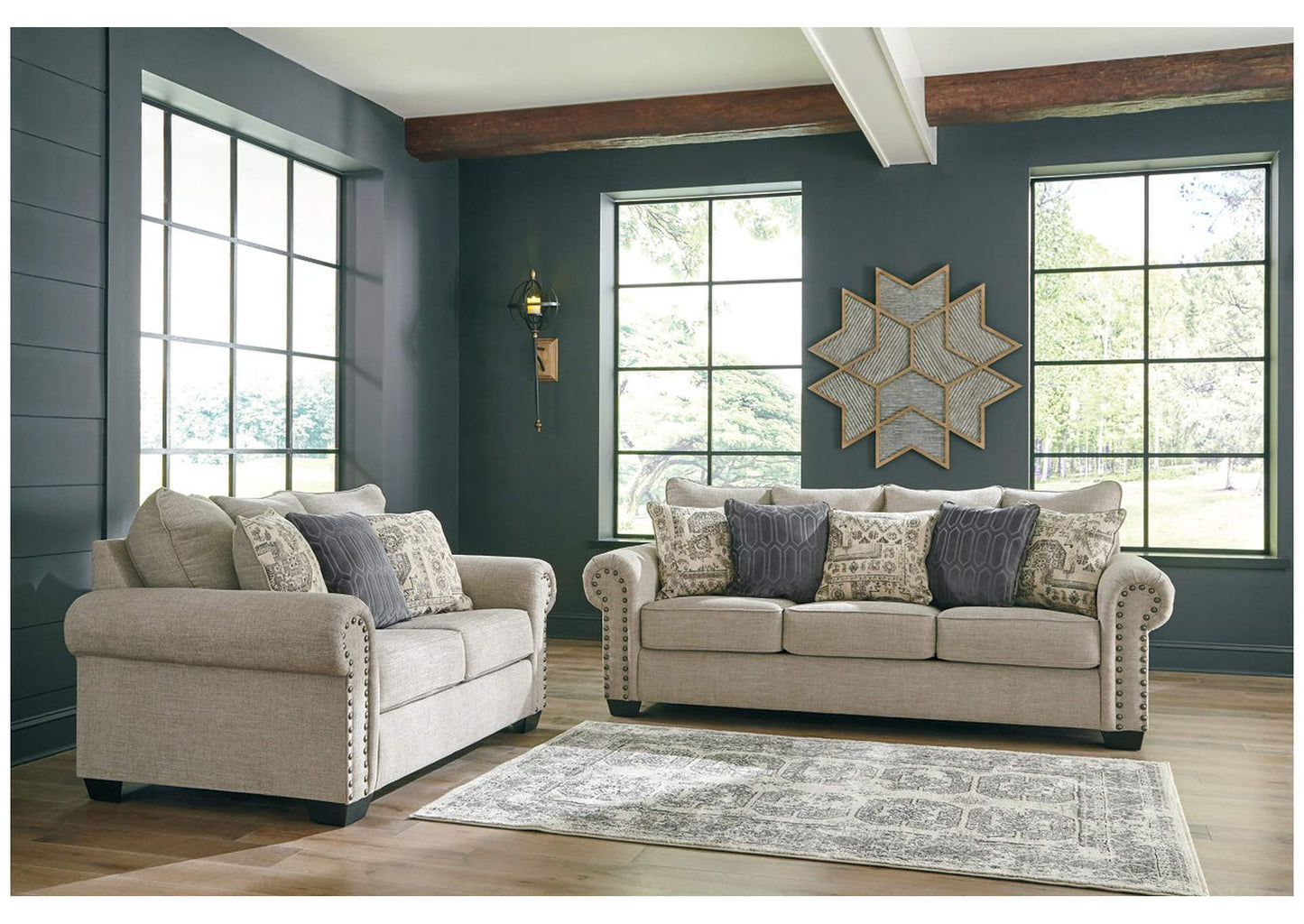 Zarina Sofa and Loveseat