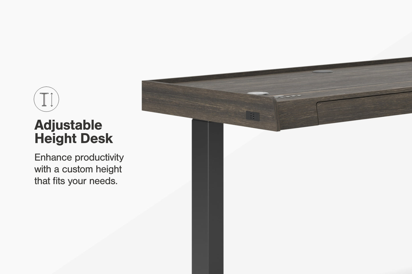 Zendex 55" Adjustable Height Desk