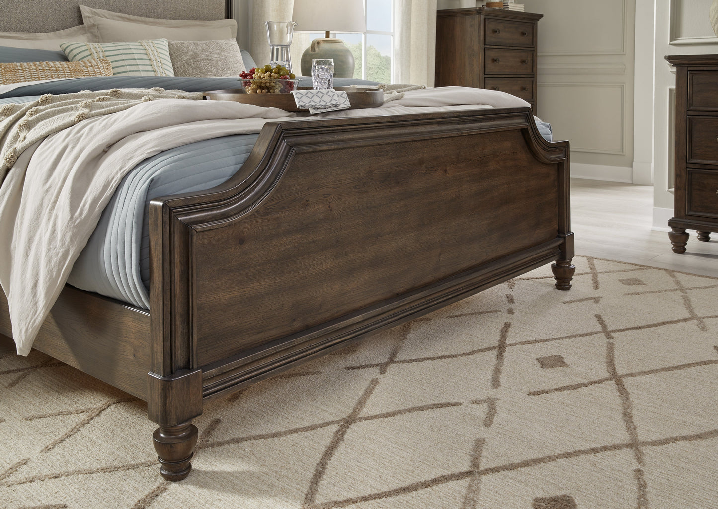 Veramond Queen Upholstered Panel Bed