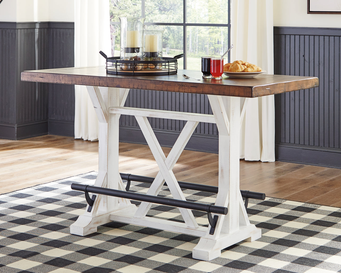 Valebeck 5-Piece Counter Height Dining Set