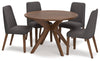 Lyncott Dining Set (Set of 5)