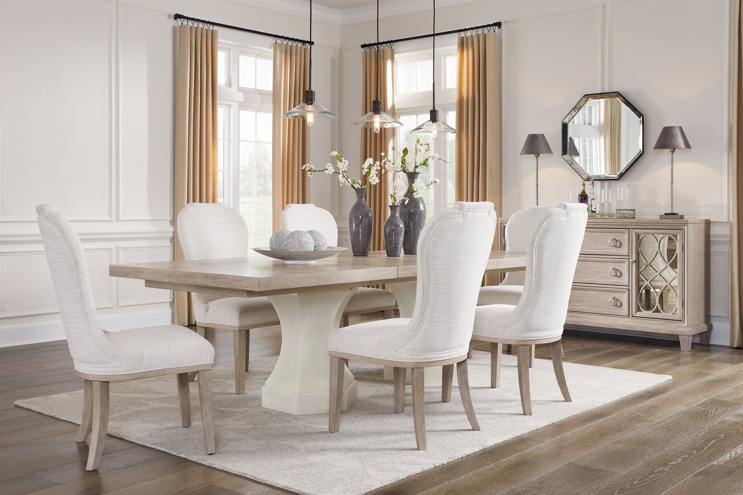 Jorlaina 7-Piece Dining Package