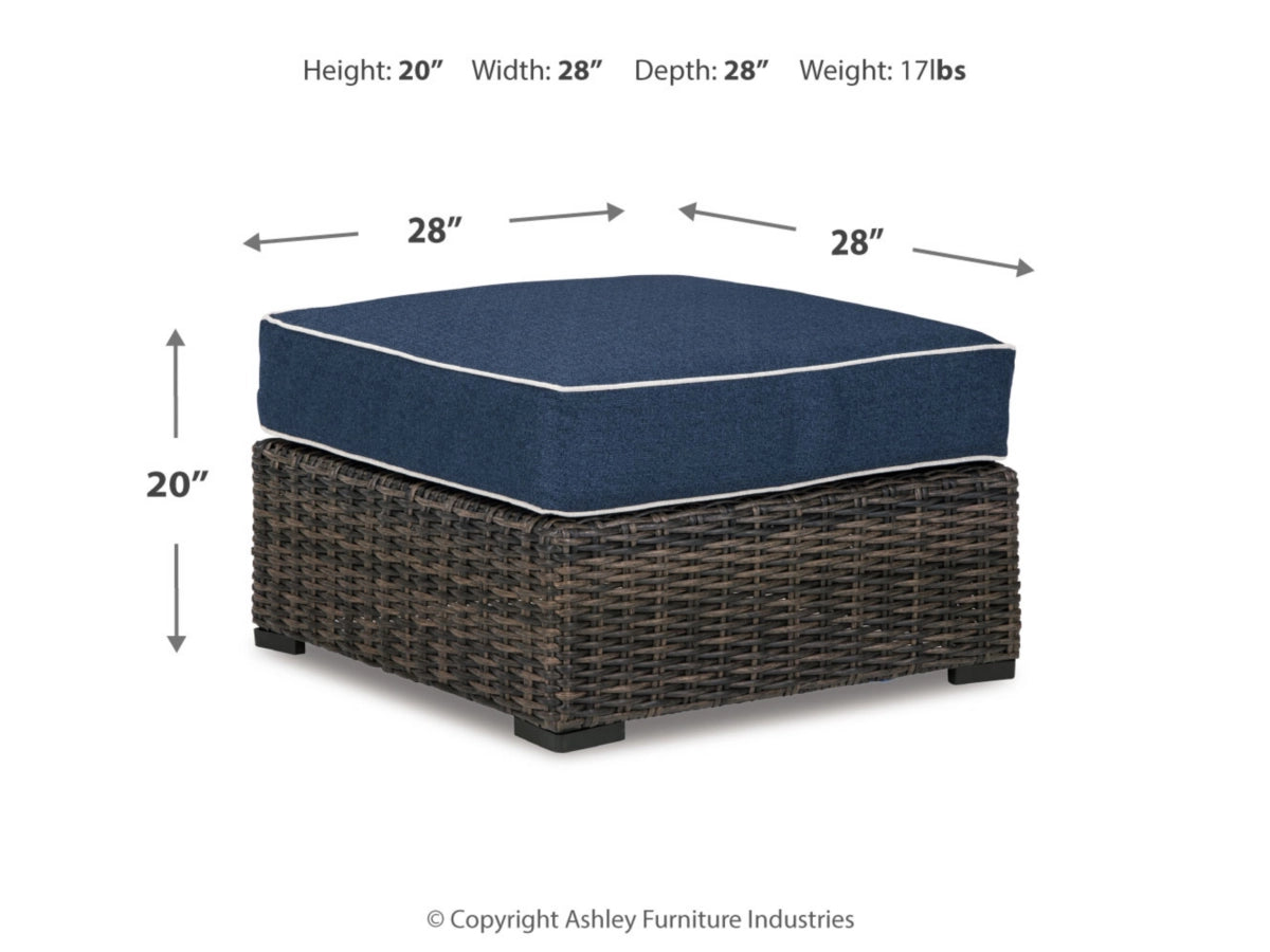 Grasson Lane Ottoman with Cushion