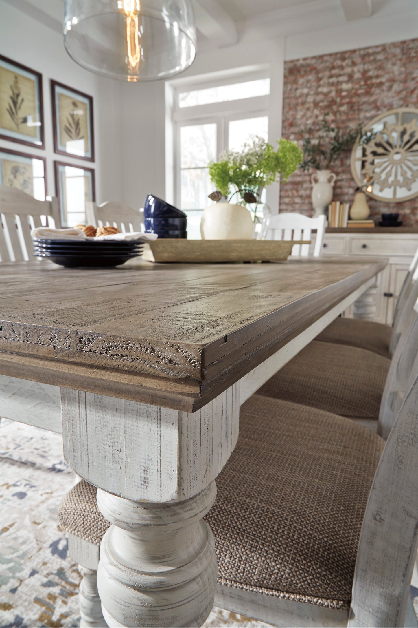 Havalance Dining Table and 8 Chairs