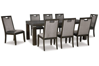 Hyndell Dining Table and 8 Chairs