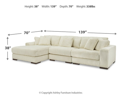 Lindyn 3-Piece Sectional with Chaise