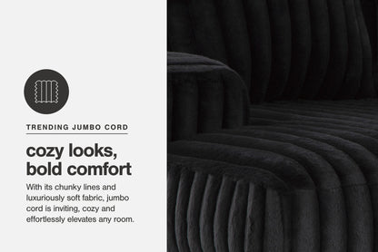Midnight-Madness Oversized Chaise