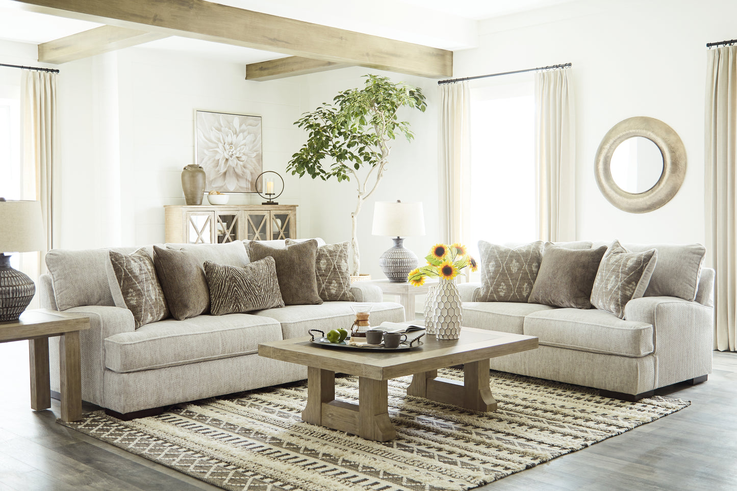 Alesandra Sofa and Loveseat
