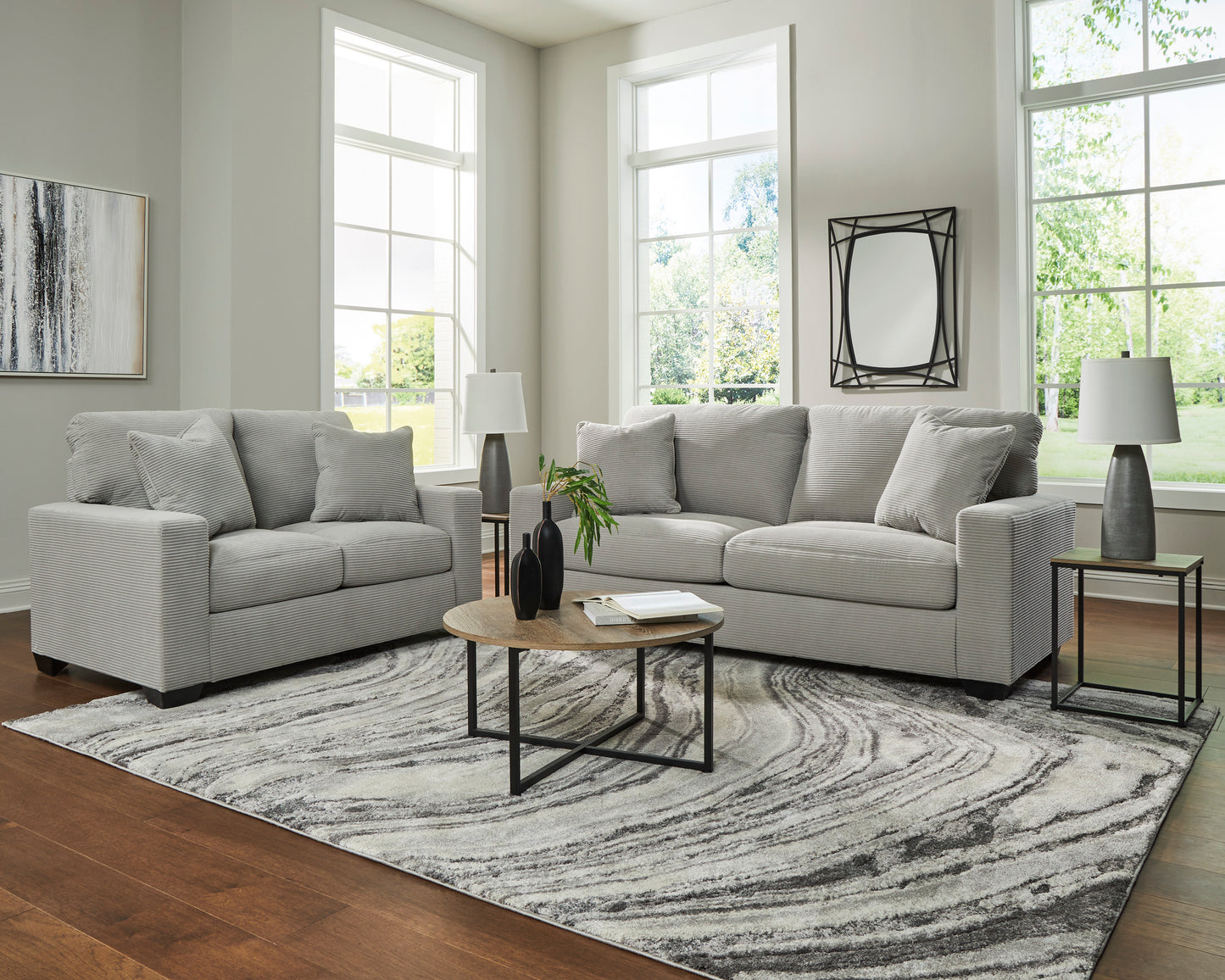 Amesley Sofa & Loveseat