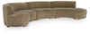 LaraRosa 3-Piece Sectional with Chaise