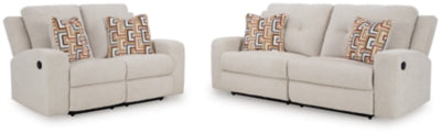 Danum Reclining Sofa and Loveseat