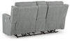 Overflow Power Reclining Loveseat with Console