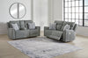 Overflow Reclining Sofa and Loveseat