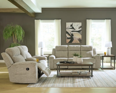 Evereast Reclining Sofa and Loveseat