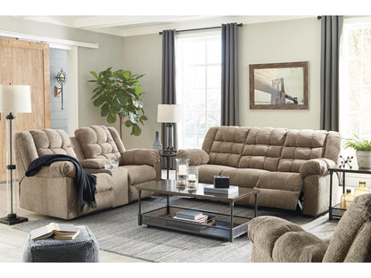Workhorse Reclining Loveseat with Console