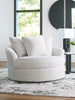 Snodoodle Oversized Swivel Accent Chair