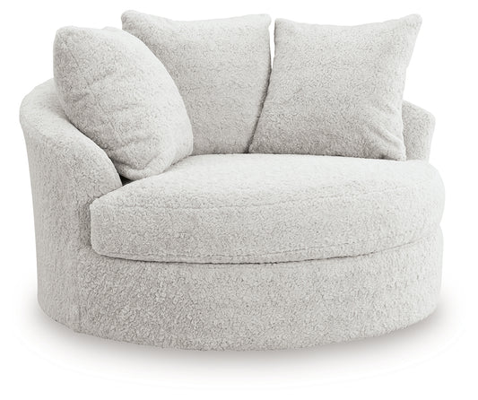 Snodoodle Oversized Swivel Accent Chair