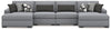 Bealton 4-Piece Sectional with Double Chaise