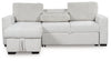 Poppleton 2-Piece Sectional with Pop Up Sleeper and Chaise