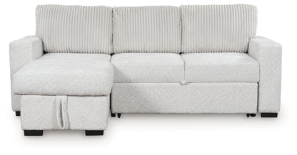 Poppleton 2-Piece Sectional with Pop Up Sleeper and Chaise