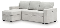 Poppleton 2-Piece Sectional with Pop Up Sleeper and Chaise