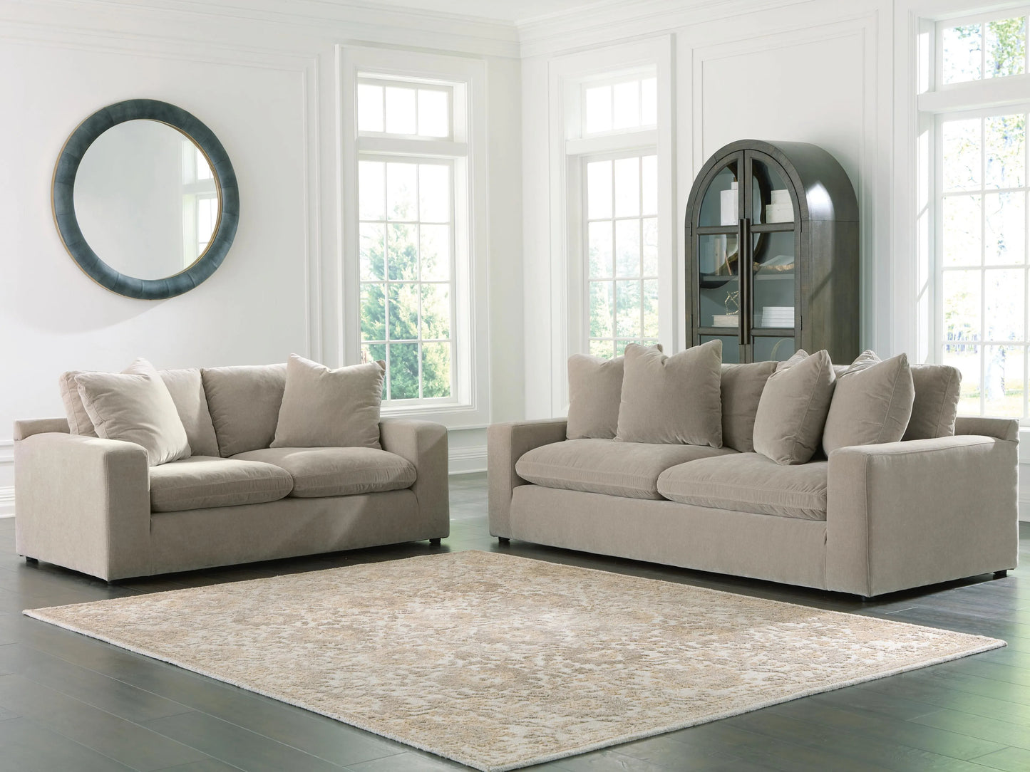 Maxton Heights Sofa and Loveseat