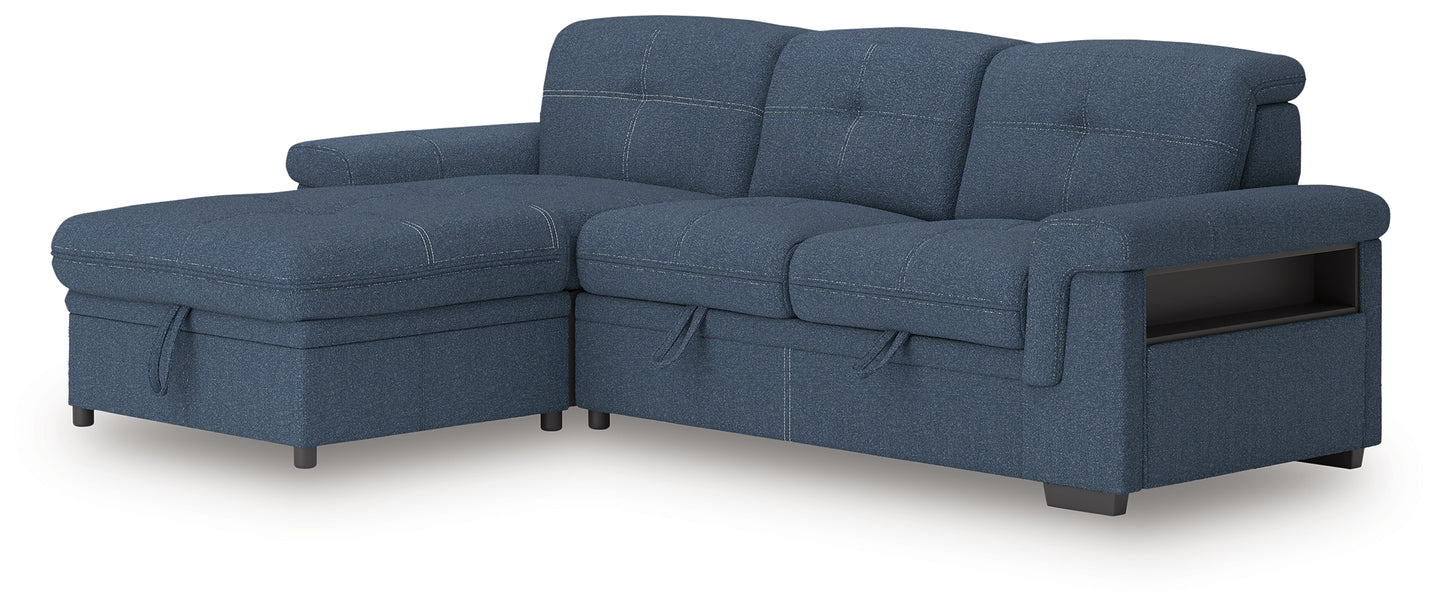 Ruffner 2-Piece Sectional with Pop Up Sleeper and Chaise