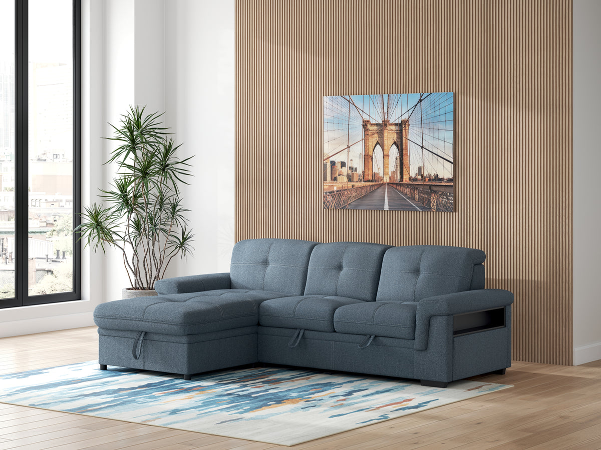 Ruffner 2-Piece Sectional with Pop Up Sleeper and Chaise – Ashley