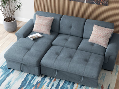 Ruffner 2-Piece Sectional with Pop Up Sleeper and Chaise