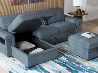 Ruffner 2-Piece Sectional with Pop Up Sleeper and Chaise