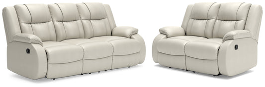 First Base Reclining Sofa & Loveseat