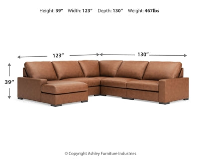 Calden 5-Piece Sectional with Chaise