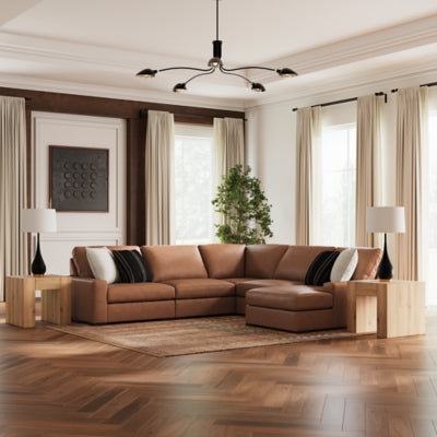 Calden 5-Piece Sectional with Chaise