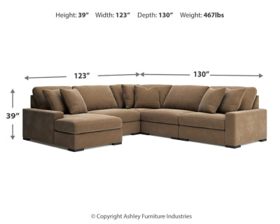 Calden 5-Piece Sectional with Chaise