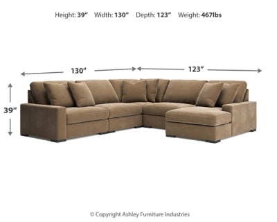 Calden 5-Piece Sectional with Chaise