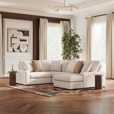 Calden 4-Piece Sectional with Chaise