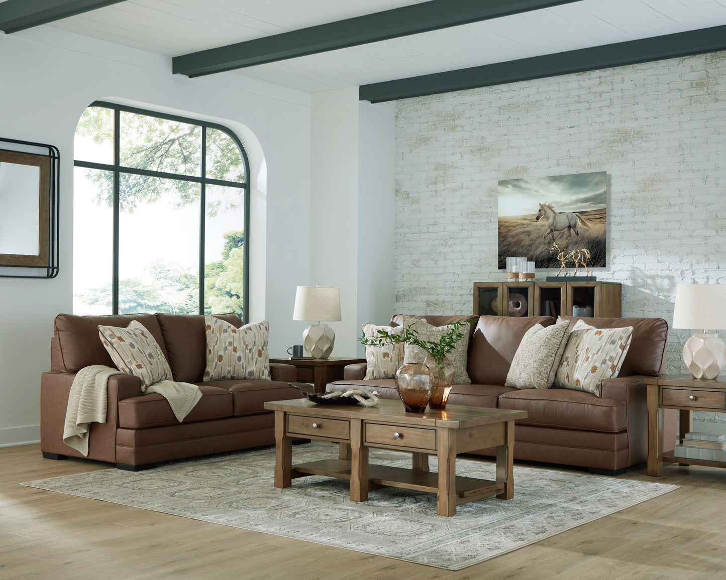 VillaCourt Sofa and Loveseat