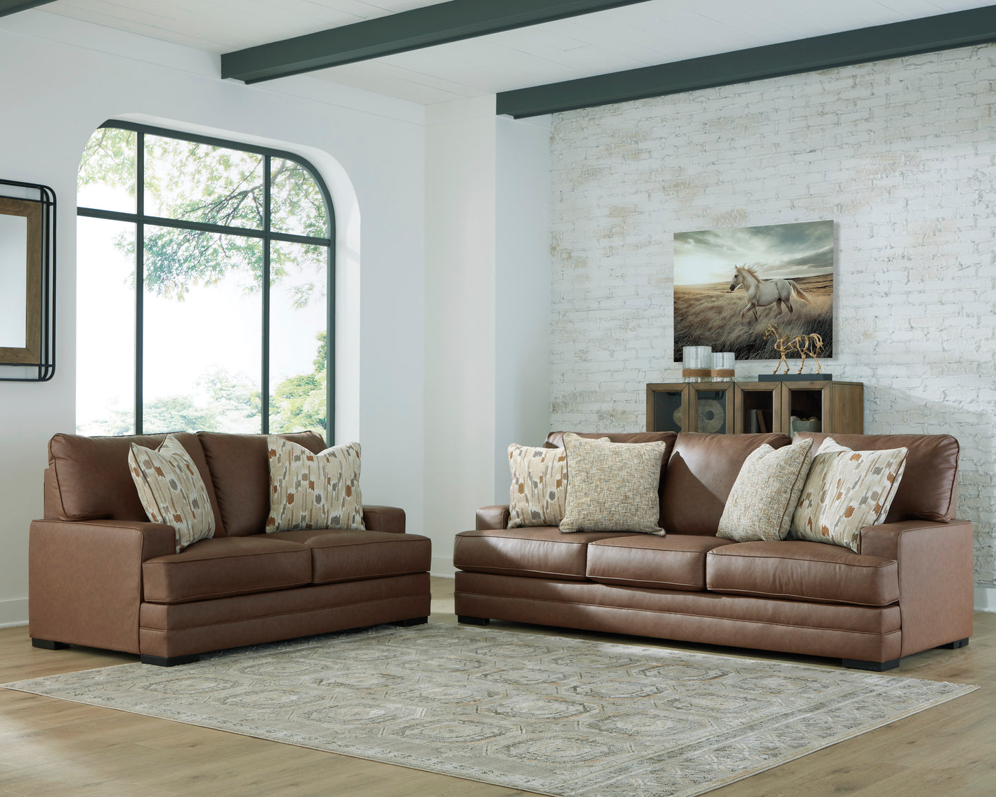 VillaCourt Sofa and Loveseat