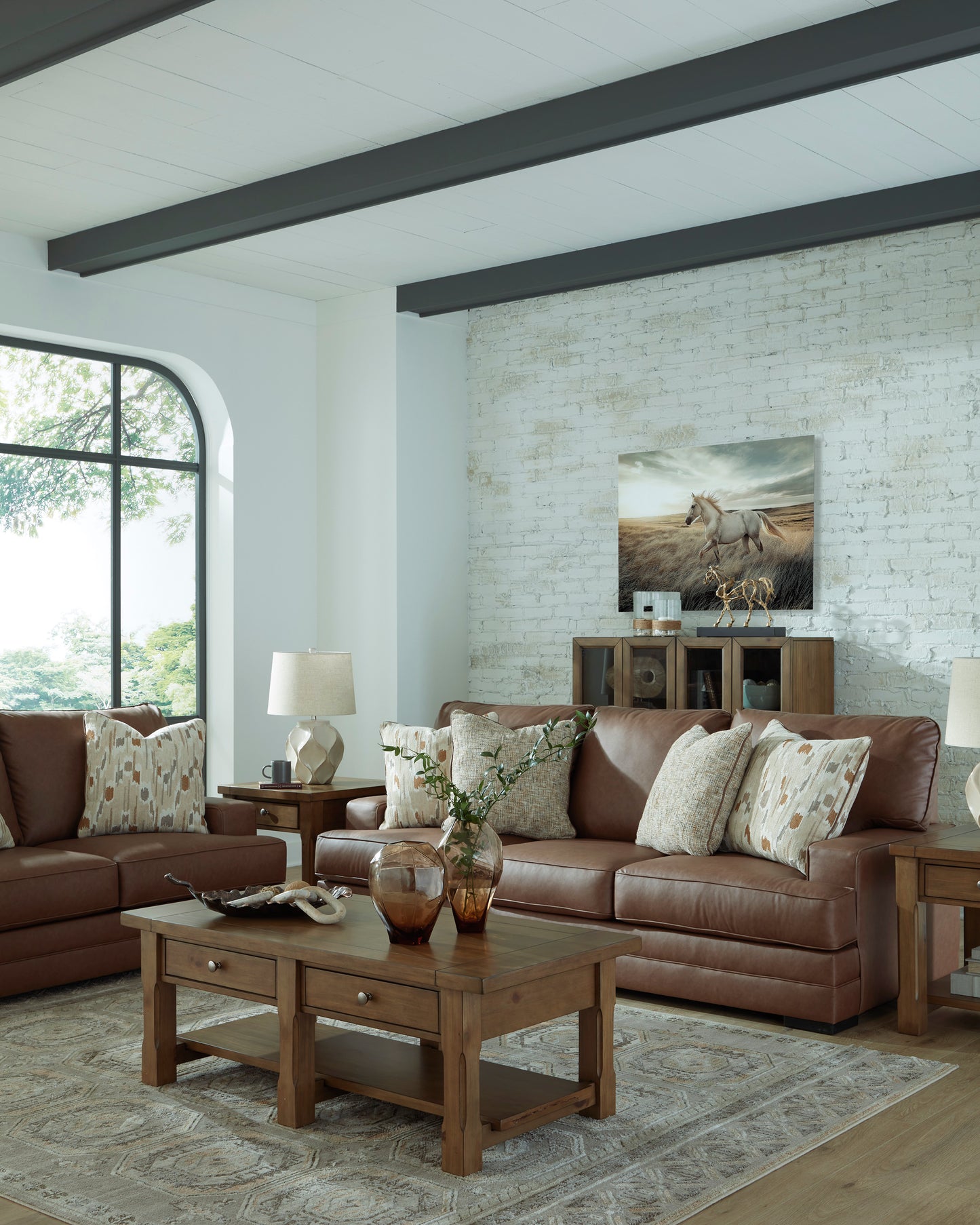 VillaCourt Sofa and Loveseat