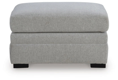 Ivory Brook Ottoman