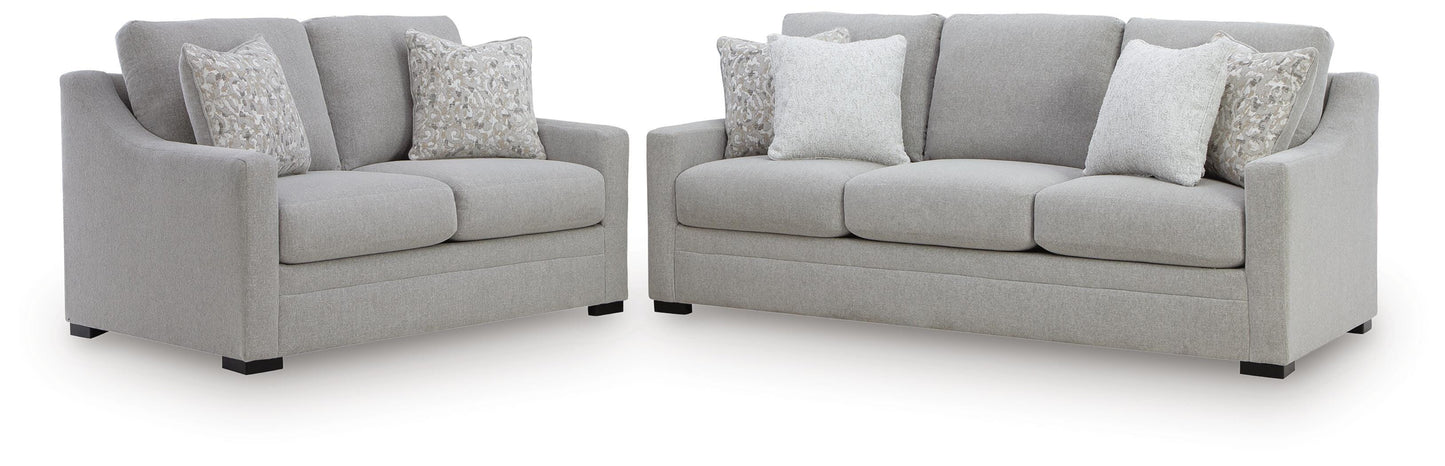 Ivory Brook Sofa And Loveseat